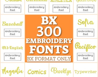 300 BX embroidery fonts, BX fonts bundle, machine embroidery fonts in BX format, embroidery alphabet, fonts for embroidery, letters monogram