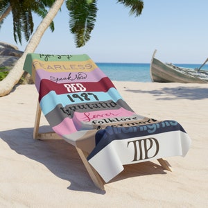 Taylor Inspired Beach Towel