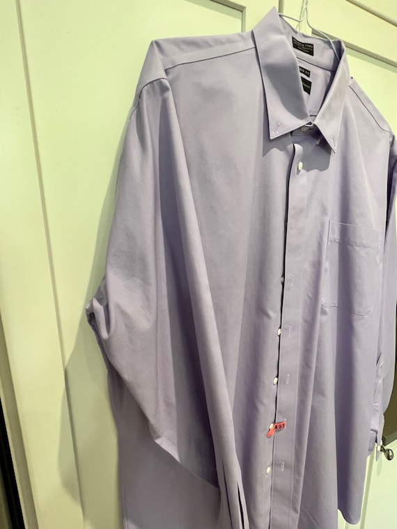 Neiman Marcus Mens Purple Button Down Dress Shirt… - image 10