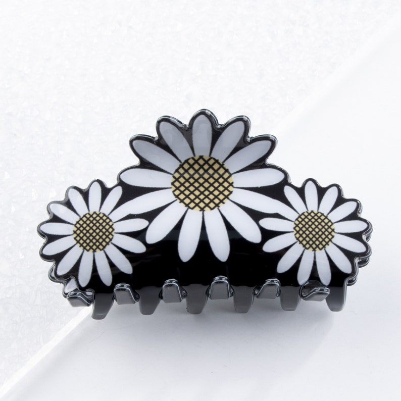 Flower Hair Claw Clip,daisy Hair Claw, Floral Hair Clip,flower Hair