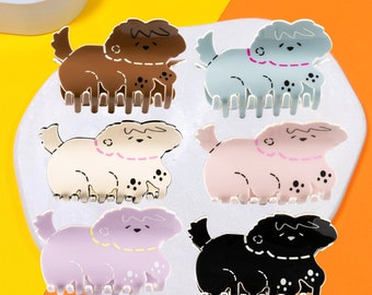 Niedlicher Hundehaar Greifer, Cartoon Hund Haarspange, Kreative Haar Greifer Clip, Hunde-Liebhaber Geschenk