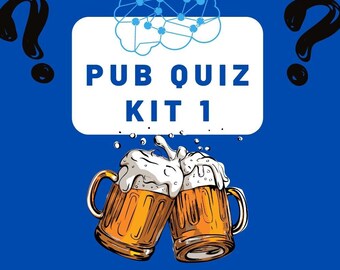 Downloadable Pub Quiz Kit with printable answer sheets