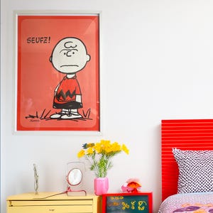 Poster originale Schultz, Charles M  - Peanuts / Snoopy - Charlie Brown - Seufz - (1970's)