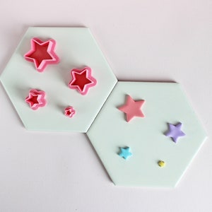 Stervorm polymeerklei | Celestial-tool voor oorbellen en sieraden