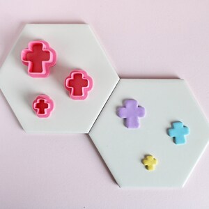 Funky Cross Polymer Clay Cutter | Faith & Minimalist Jewelry Tool