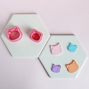 Cat Head Polymer Clay Cutter | Whimsical & Pet-Inspired Jewelry Tool