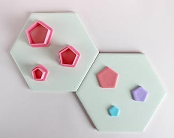 Pentagon Polymer Clay Cutter | Geometric & Bold Jewelry Tool
