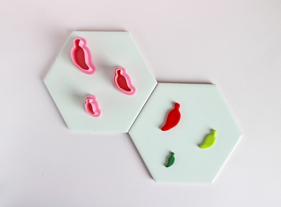 Chili Pepper Polymer Clay Cutter | Spicy & Fiesta Jewelry Tool