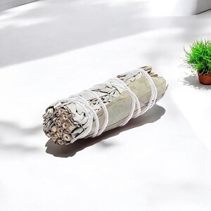 Incense bundle white sage and eucalyptus 10 cm