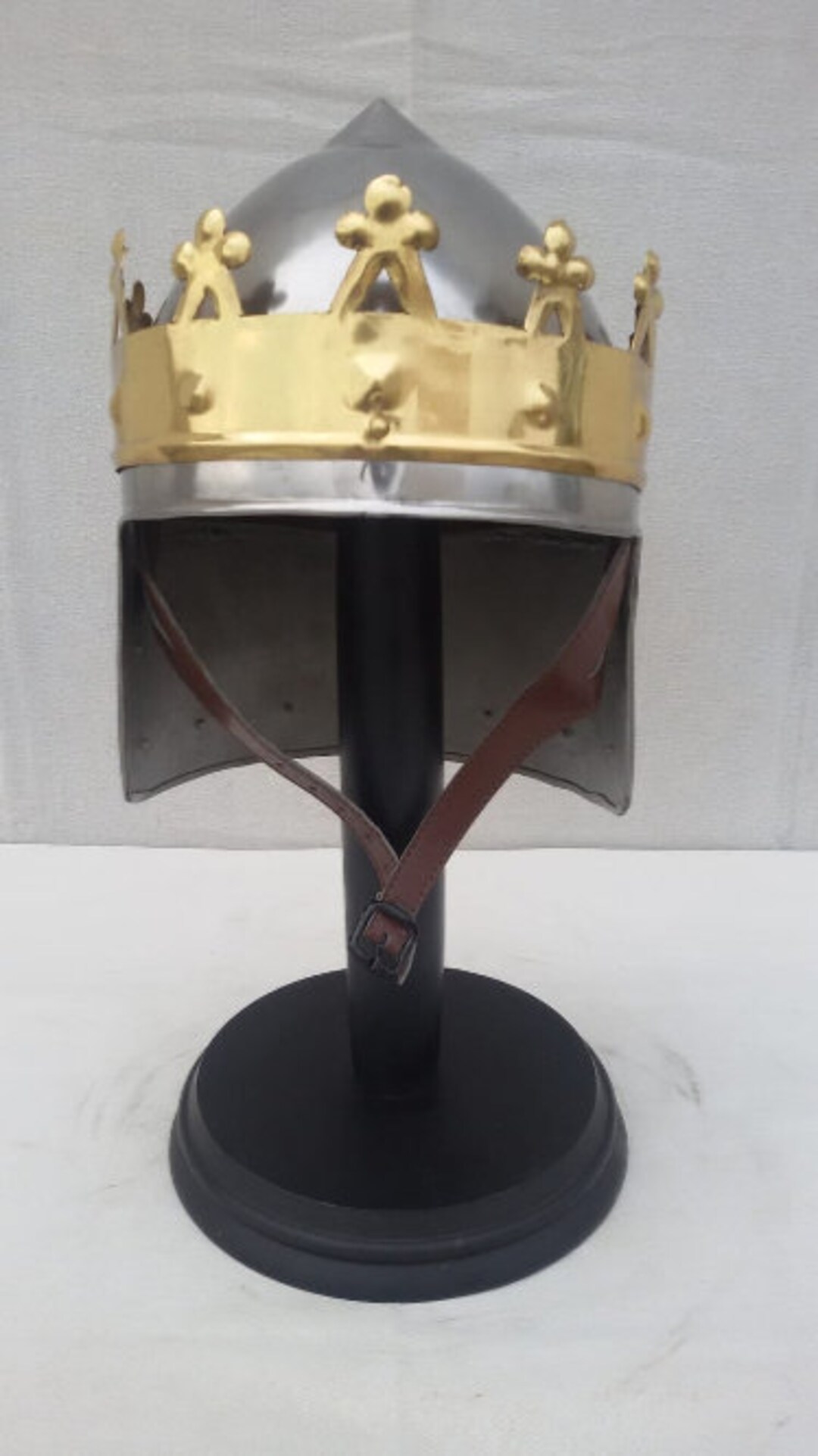 King Richard Crown Helmet Medieval Helmet Knight King Richard Lionheart