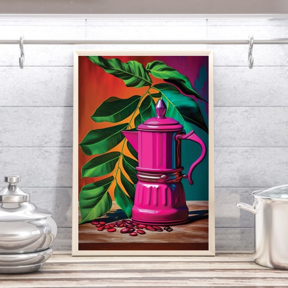 Coffee Maker, Lover Art, Coffee Wall Art, Kitchen Wall Art,, Kitchen Poster, Coffee Art, Coffee Prints, Coffee Kitchen Art, Coffee Lover,