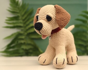 Labrador crochet pattern | Cute puppy | Golden Retriever | Amigurumi