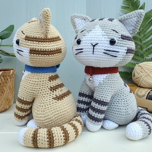 Tabby cat crochet pattern | Cute amigurumi ginger kitty