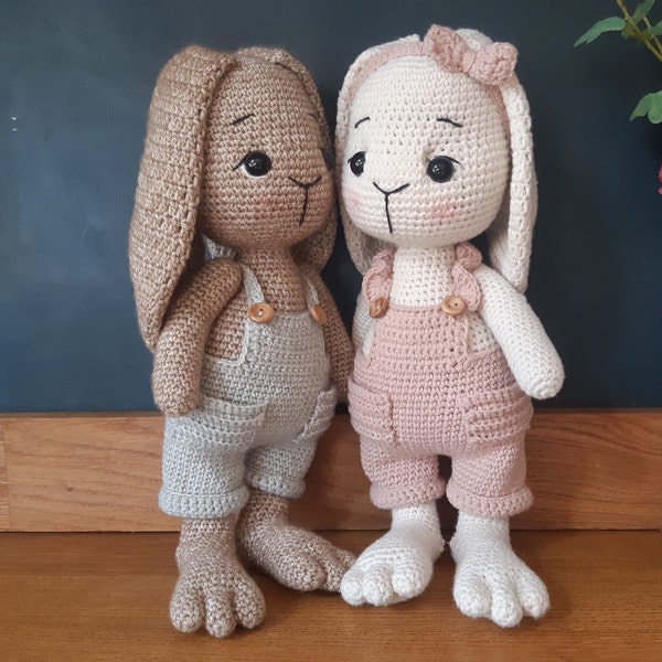 Bunny Rabbit Crochet Pattern | Amigurumi | Cookie & Cream