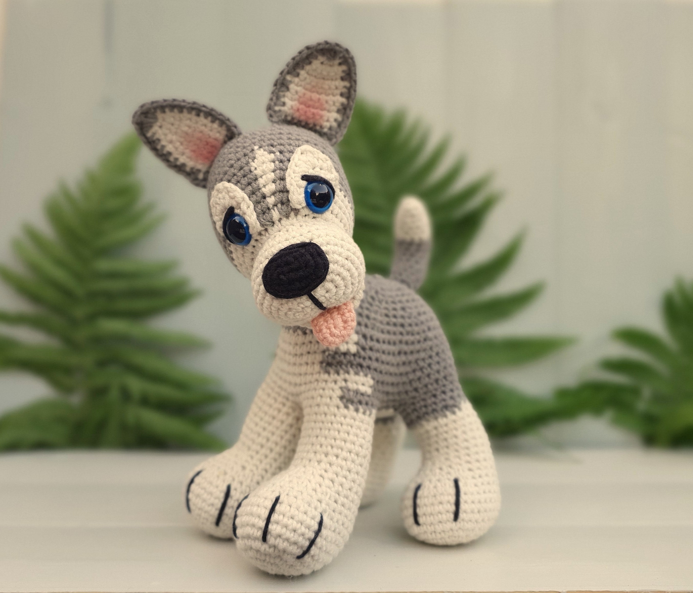 Siberian Husky Puppy Crochet Pattern PDF
