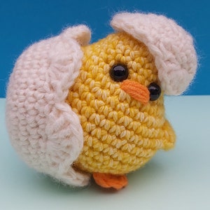 Patron amigurumi de poussins et d&#39;oeufs au crochet (PDF)