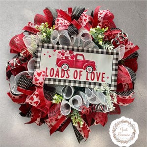 Valentines Wreath Front door