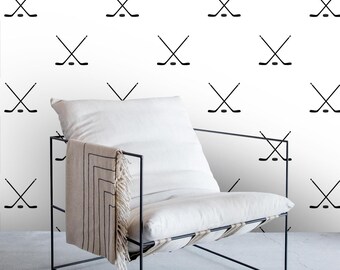 Vinilos decorativos de hockey para la habitación de niños – Decoración deportiva para la habitación infantil