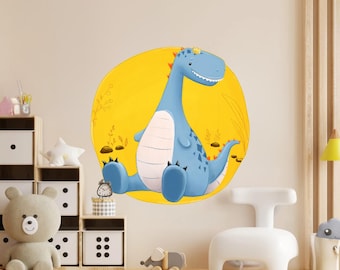 Dinosaur Wall Decal for Kids | King Dinosaurs Wall Sticker Set | Nursery & Kids Room Decor | Jurassic Animal Wall Art | UV Printed