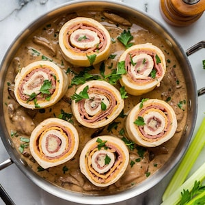 Fantasy Chicken Rollatini – A Gourmet Delight! | Printable Digital Download