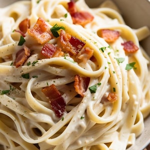 Creamy Carbonara Pasta Recipe | Classic Italian Comfort Food | Digital Download Printable