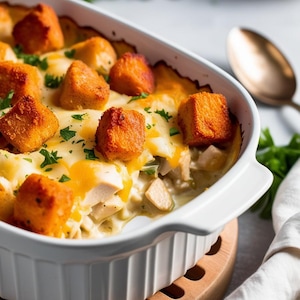 Chicken and Dressing Casserole – Comfort Food at Its Best! | Printable Digital Download