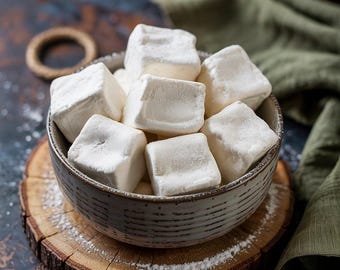 Receta de malvaviscos caseros / Malvaviscos esponjosos fáciles / Receta imprimible y descargable digitalmente