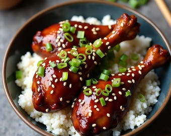 Slow Cooker Korean BBQ Chicken Recipe | Easy & Flavorful | Digital Download