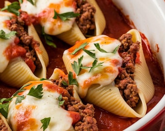 Ricotta Beef Stuffed Shells – The Ultimate Comfort Food! | Printable Digital Download
