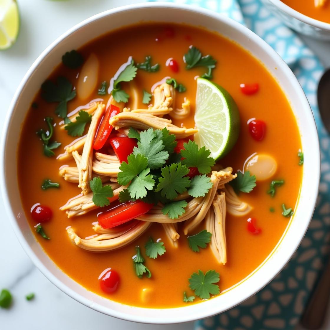 Easy Thai Coconut Chicken Soup Recipe | Creamy & Comforting | Digital ...