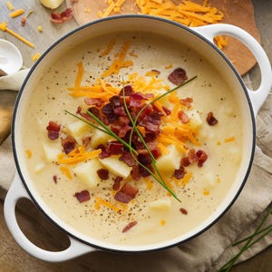 Outback-Style Potato Soup – Creamy, Cheesy, and Comforting! | Printable Digital Download
