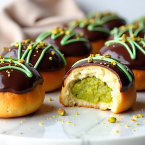 Dubai Chocolate Donut Rolls | Gourmet Dessert Recipe Digital Download