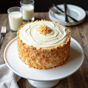 Ultimate Triple-Coconut Coconut Cake (Gluten-Free) | Printable Digital Download