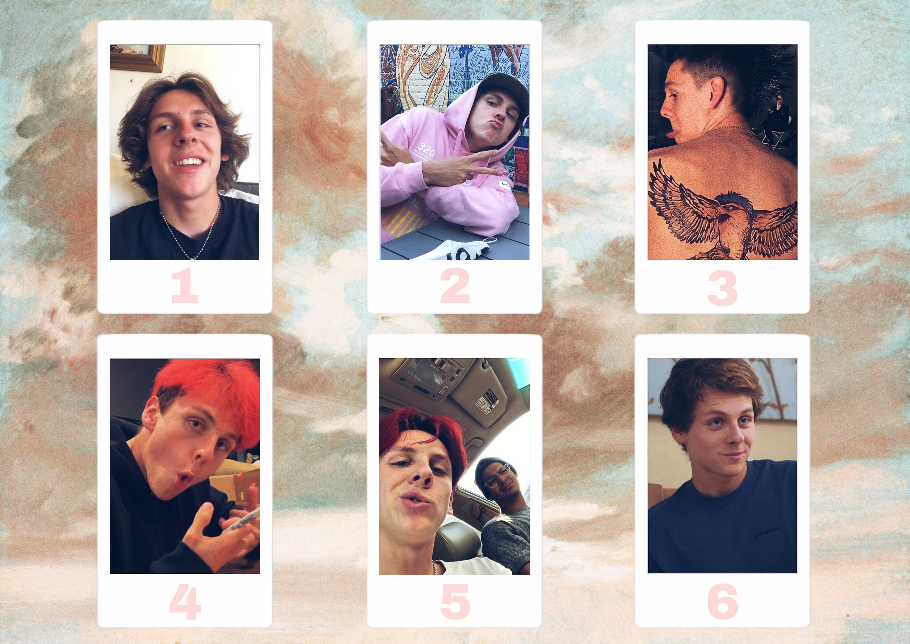 Jacob Betrand Instax Mini Photos Cobra Kai Eli Moskowitz - Etsy