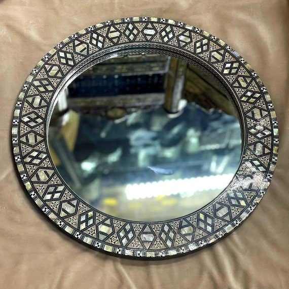 Antique Mirror Arabesque Glass Mosaic