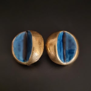 Mithé ESPELT vintage clip-on earrings