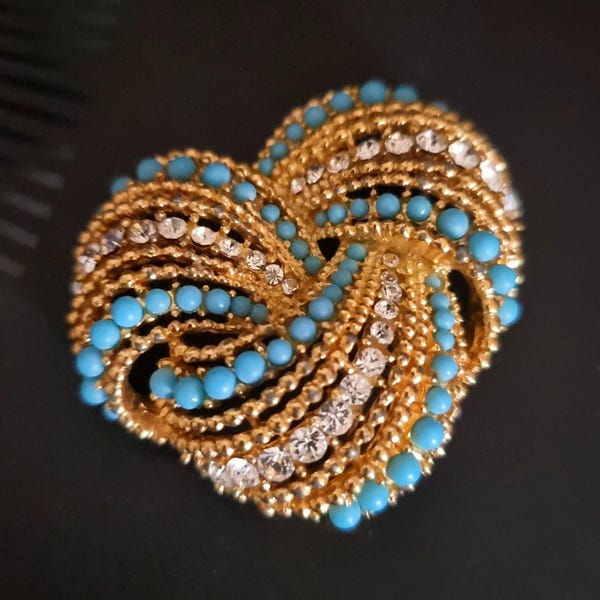 Broche Vintage Marcel Boucher – Bijou Ancien De Créateur, Occasion