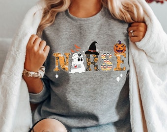 Halloween Nurse Sweatshirt