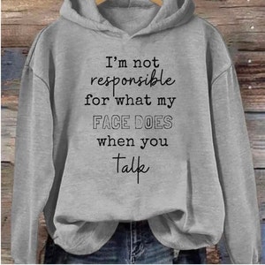 I&#39;m not responsible hoodie, Funny Coworker Hoodie, Office Hoodie, Retirement Hoodie, Funny Sarcastic Shirt, sarcastic sweatshirt,
