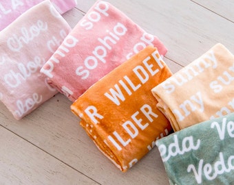 Cobertor personalizado personalizado, cobertor para bebês, cobertor com nome, presente para meninas, cobertor para bebês, cobertor infantil, presente personalizado, presente personalizado