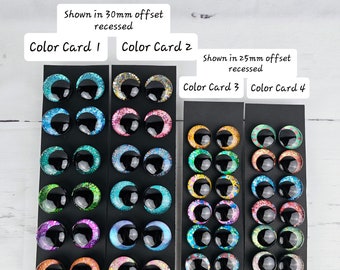 Bundle and Save - Handpainted Glitter Safety Eyes 7 Pairs of eyes. We have 5 different cards to choose from. Kawaii Sinker Crochet.