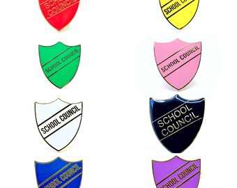 Red School Council Enamel Bar Badge U2013 Engraved Awards | Trophies