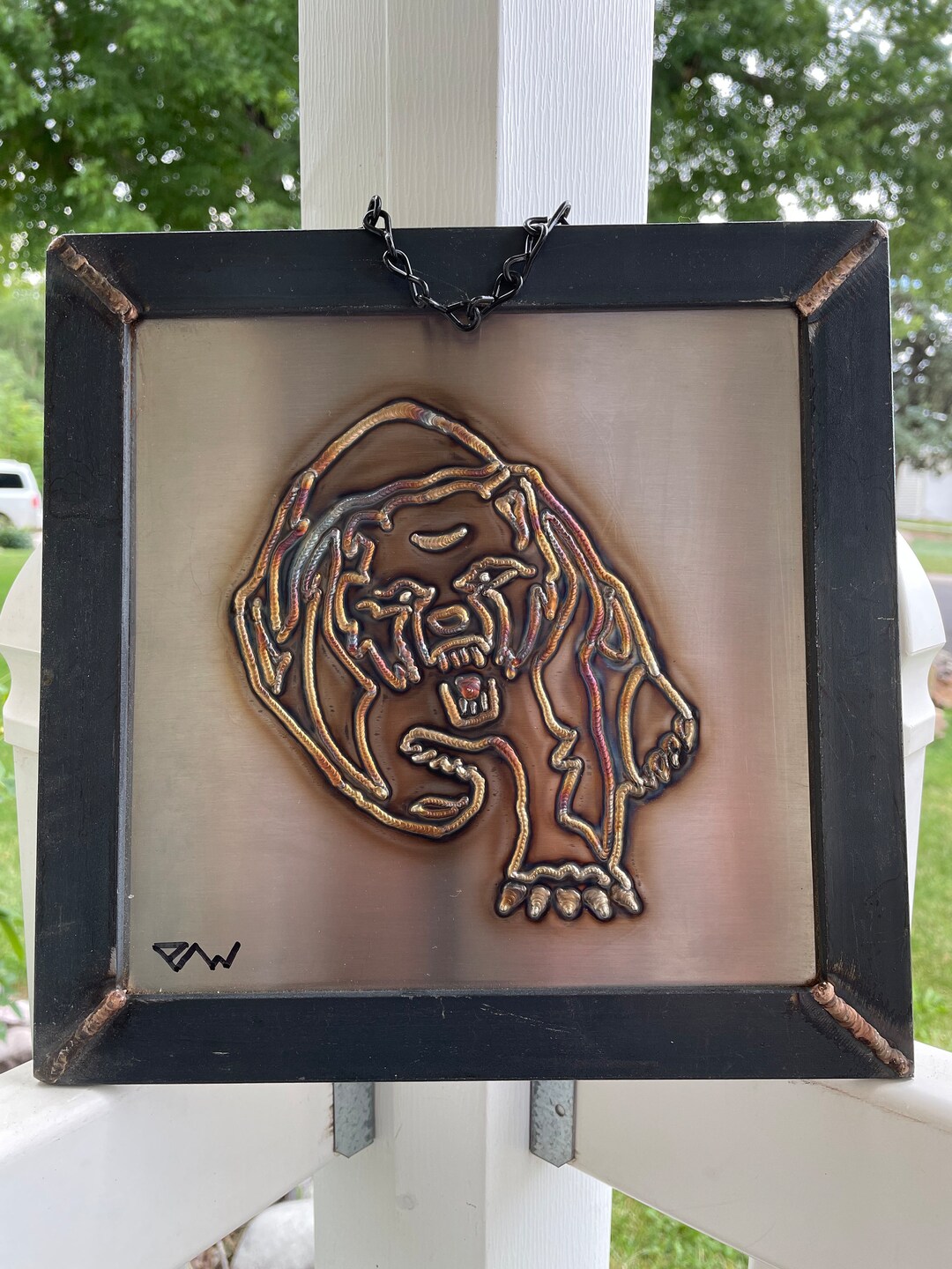 Grizzly Bear Weld Art Etsy