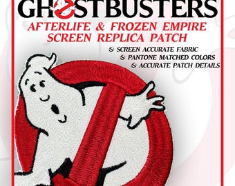 Ghostbusters Afterlife & Frozen Empire Aufnäher – Bildschirmgenaue Nachbildung