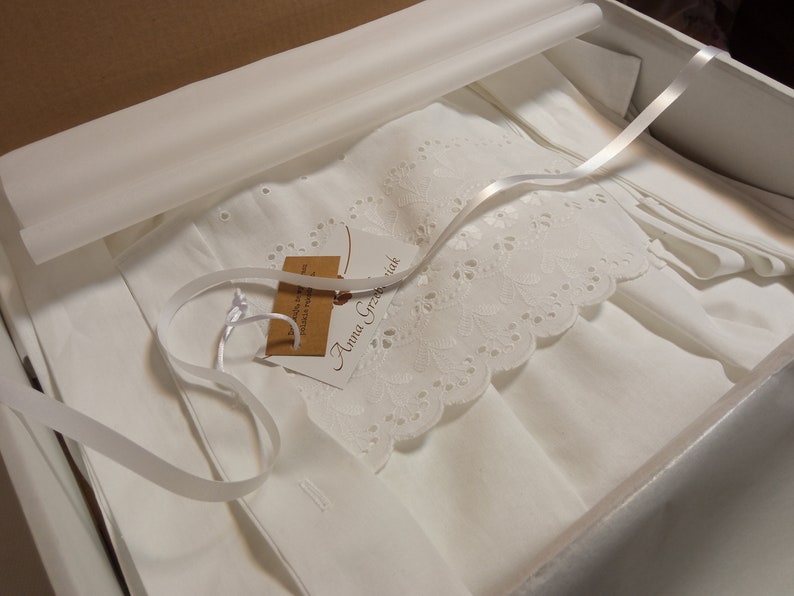 Cadeau Personnalisé Mariage HOULIFE - Mouchoir De Mariage En Dentelle Brodée (32x32cm) - Coton Blanc Premium Cadeau De Mariage Personnalisé