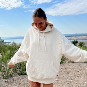 The News Organic Oversize Hoodie, Vintage Hoodie, Gift for Woman and Man Unisex Hoodie image 2