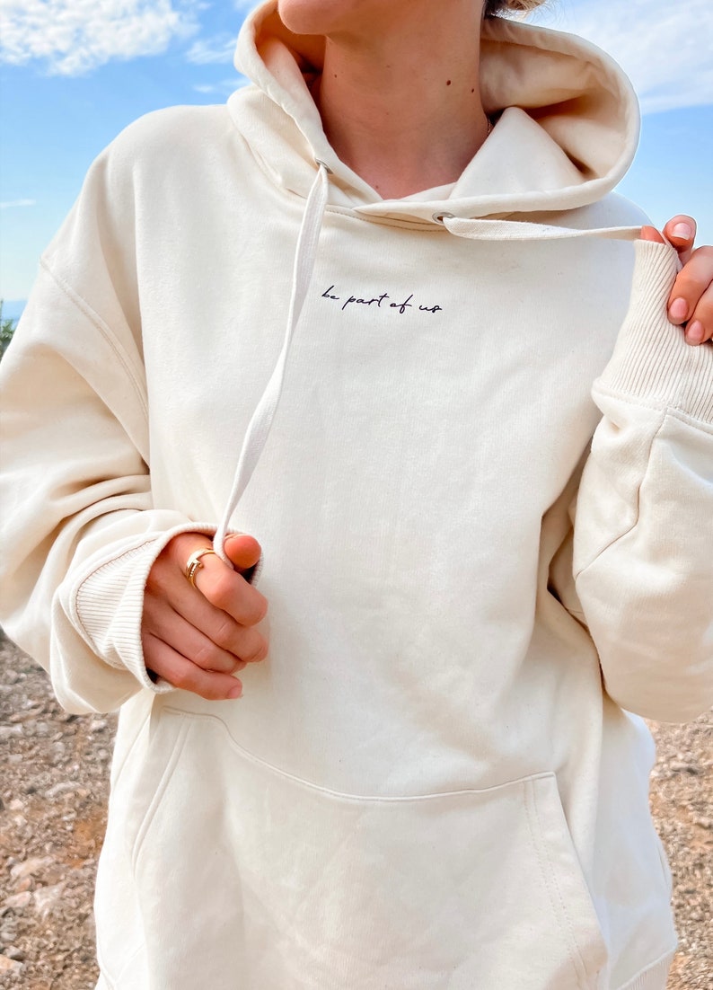 The News Organic Oversize Hoodie, Vintage Hoodie, Gift for Woman and Man Unisex Hoodie image 3