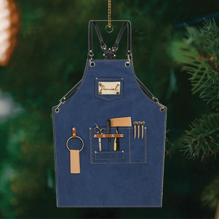 Personalized Hair Stylist Christmas Acrylic Ornament Custom Etsy