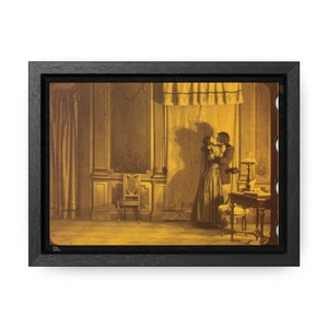 CUADRO DE PELÍCULA SILENCIOSA Galería Canva Wrap