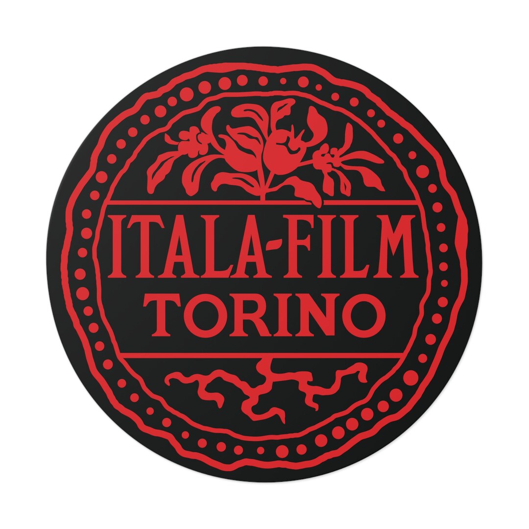 ITALA FILM - Round Vinyl Stickers - Etsy